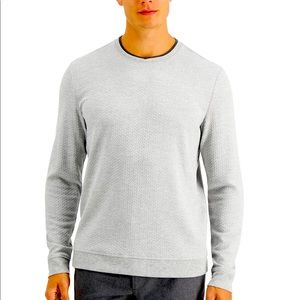 Tasso Elba Crossover Textured Sweater